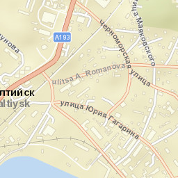Baltiysk Street Map
