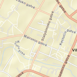 Vilkaviskis Street Map