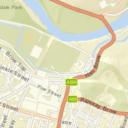 Workington Street Map