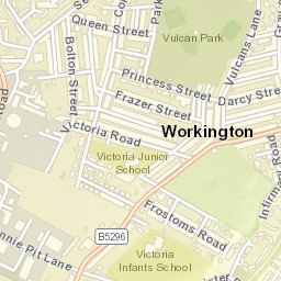 8 Park Lane, Workington, Cumbria CA14, UK Street Map