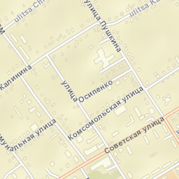 Sherbakul’ Street Map