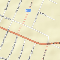 Virbalis Street Map