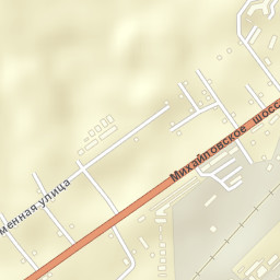 Ryazan’ Street Map