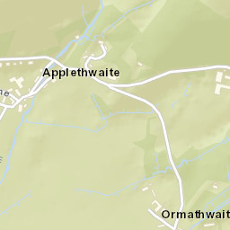 Spoonygreen Lane, Lake District National Park, Keswick, Cumbr Street Map