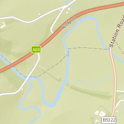 Threlkeld, Lake District National Park, Keswick Street Map