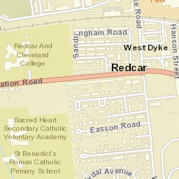 4 Kirkleatham St, Coatham, Redcar, Redcar and Cleveland TS10, Street Map