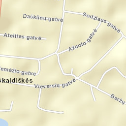 Skaidiškės Street Map