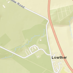 Lowther, at village noticeboard (Unmarked) Street Map