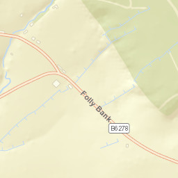 B6282, Barnard Castle, County Durham Street Map