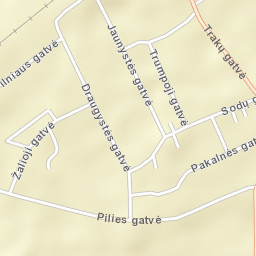 Senieji Trakai Street Map