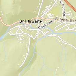 B5292, Lake District National Park, Keswick, Cumbria CA12, UK Street Map