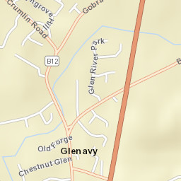 Glenavy Street Map