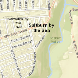 Saltburn-by-the-Sea Street Map