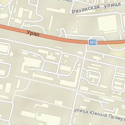 Ryazanskiy Rayon Street Map