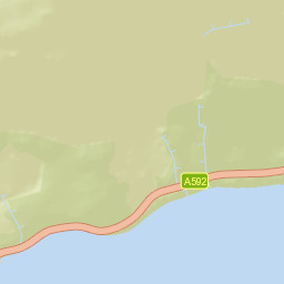 A592, Lake District National Park, Penrith Street Map