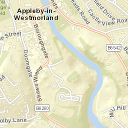 Appleby-in-Westmorland Street Map