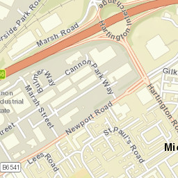 2 Cannon Park Way, Middlesbrough TS1, UK Street Map