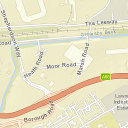 Borough Rd, North Ormesby, Middlesbrough TS3, UK Street Map