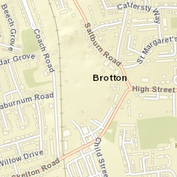 Brotton Street Map