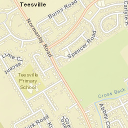 50 Fabian Road, Redcar, Redcar and Cleveland TS6, UK Street Map