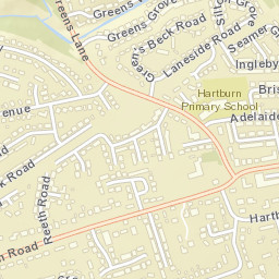 12 Green's Lane, Stockton-on-Tees TS18, UK Street Map