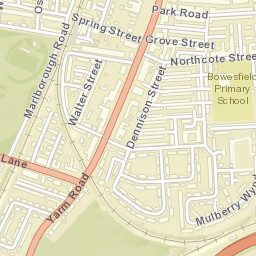 Marlborough Road, Stockton-on-Tees TS18 Street Map
