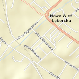 Nowa Wieś Lęborska Street Map