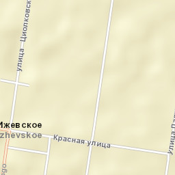 Izhevskoye Street Map