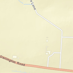 Darlington Road, Barnard Castle, County Durham Street Map