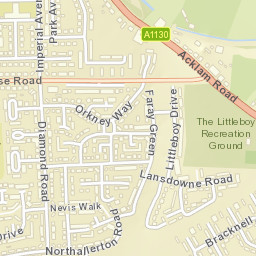 116 Acklam Road, Stockton-on-Tees TS17, UK Street Map