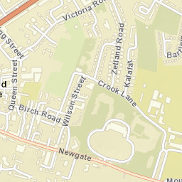 Barnard Castle Street Map