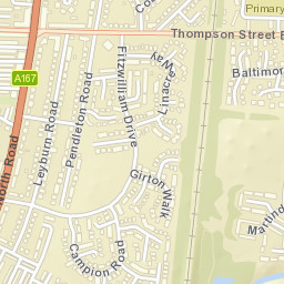 2 Ruby Street, Darlington DL1, UK Street Map