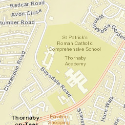 Mitchell Avenue, Stockton-on-Tees TS17, UK Street Map