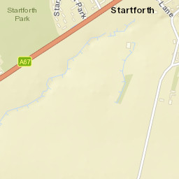 Bowes Road, Barnard Castle, County Durham Street Map