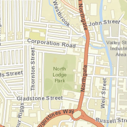 201 Northgate, Darlington DL1, UK Street Map