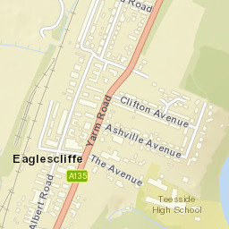 596 Yarm Road, Eaglescliffe, Stockton-on-Tees, TS16 0DF, UK Street Map