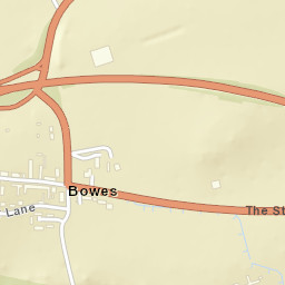 A66, Barnard Castle, County Durham DL12 Street Map