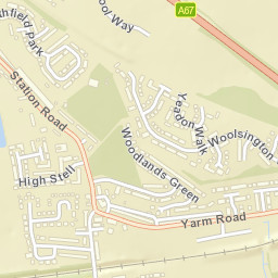 Middleton Lane, Middleton Saint George, Darlington DL2, UK Street Map