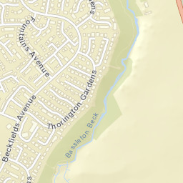 Beckfields Avenue, Stockton-on-Tees TS17, UK Street Map