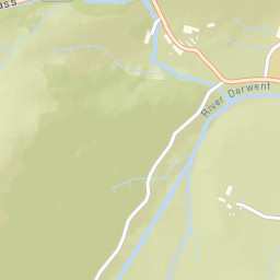 Honister Pass, Lake District National Park Street Map