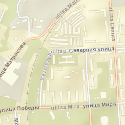 Aleksin Street Map