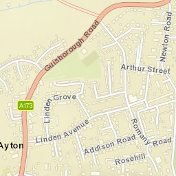 Great Ayton Street Map