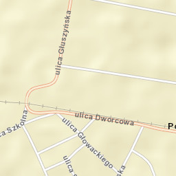 Potęgowo Street Map