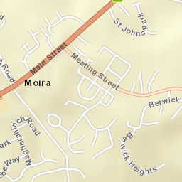 Moira Street Map