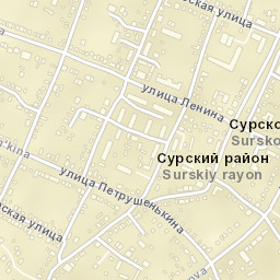 Surskoye Street Map