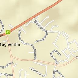 Magheralin Street Map