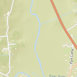 A591, Lake District National Park, Ambleside Street Map