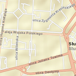 Słupsk Street Map