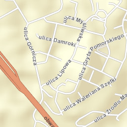 Wielki Kack Street Map