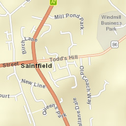 Saintfield Street Map